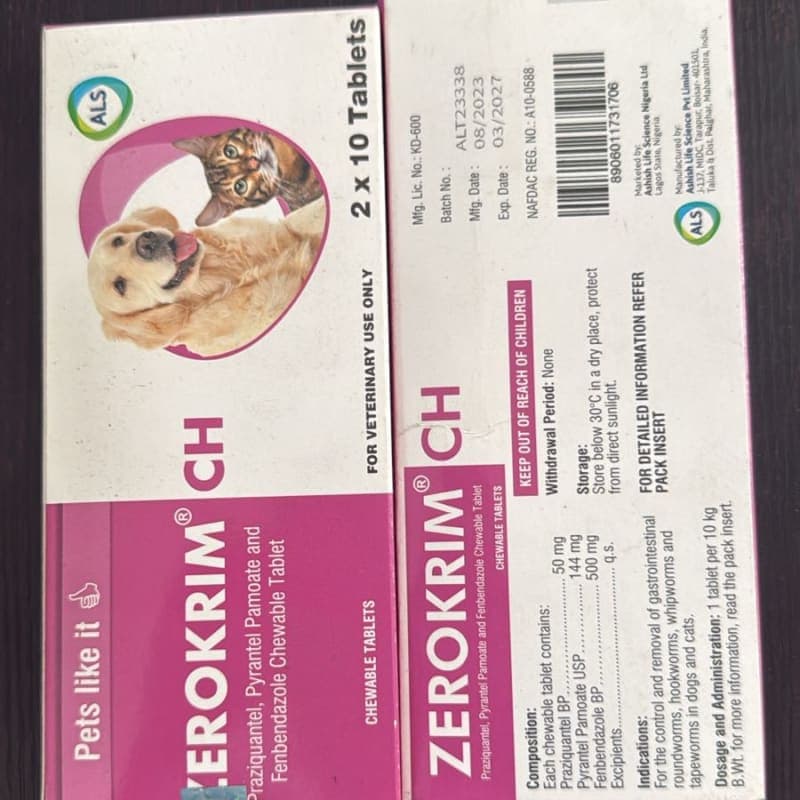 ZEROKRIM CH DEWORMER
